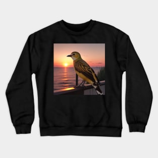 bider in sunset color full Crewneck Sweatshirt